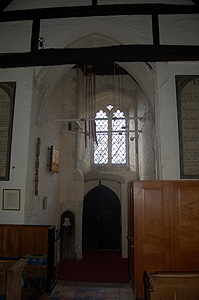 The interior of the west tower March 2012
